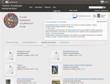 Tablet Screenshot of hankkeet.kirjastot.fi