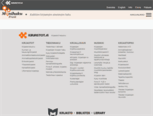 Tablet Screenshot of monihaku.kirjastot.fi