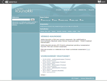 Tablet Screenshot of kaunokki.kirjastot.fi